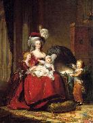 elisabeth vigee-lebrun Marie Antoinette and her Children France oil painting artist